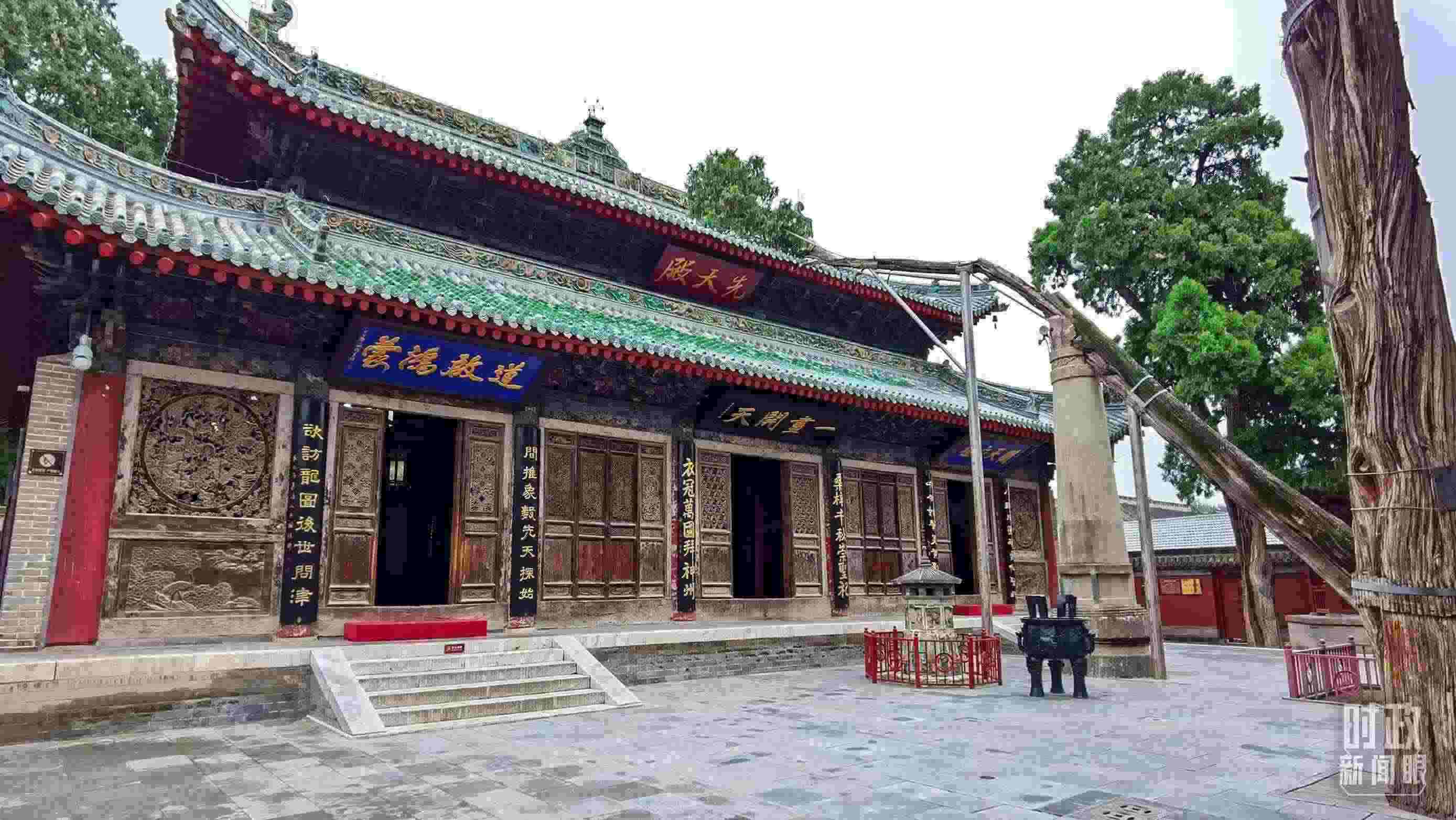 △ 伏羲廟。（總臺央視記者郭鴻拍攝）