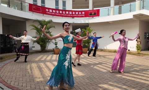 舞蹈《美麗中國》。內圖大學孔子學院供圖