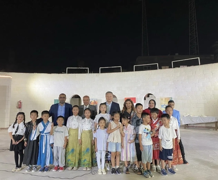 活動現(xiàn)場合影。開羅中國文化中心供圖