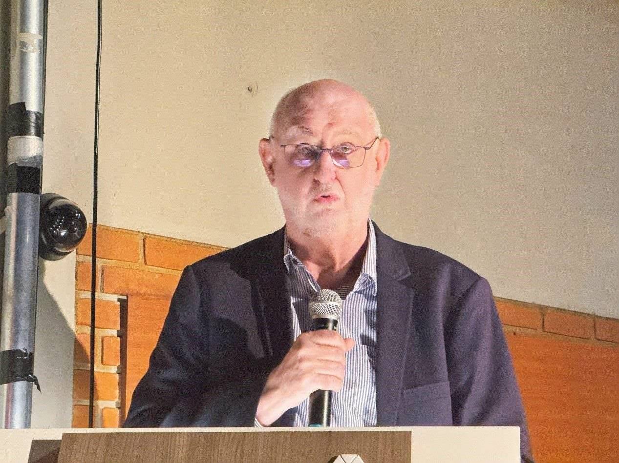 圣保羅州立大學孔子學院巴方院長保利諾在活動中致辭。圣保羅州立大學孔子學院供圖