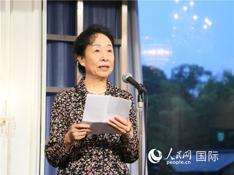 中國商務(wù)部原部長助理郭莉致辭。人民網(wǎng) 許可攝