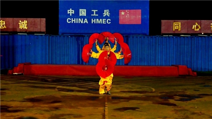 中國傳統(tǒng)文化節(jié)目表演。孫千攝