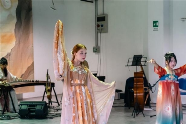 交流活動現(xiàn)場。 中國駐意大利使館供圖