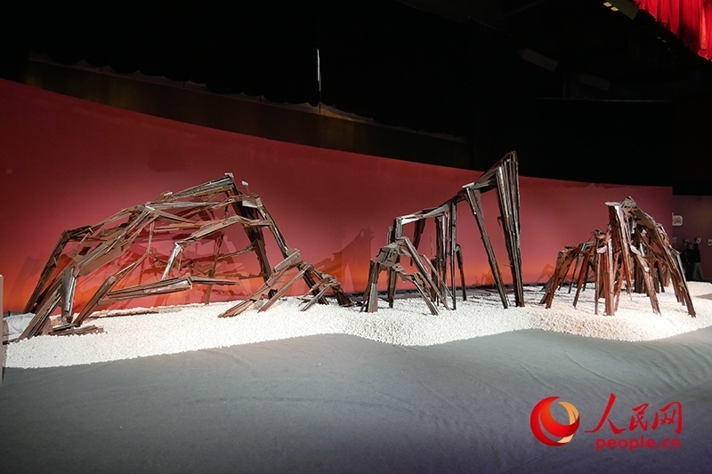 《鑄魂五岳》。人民網(wǎng)記者 韋衍行攝