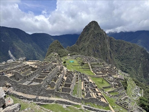 秘魯馬丘比丘古城遺址。本報(bào)記者 張朋輝 攝