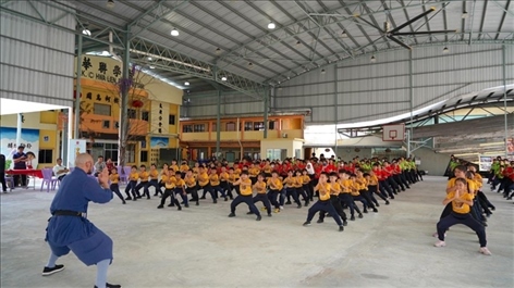 少林武術(shù)教學(xué)。主辦方供圖