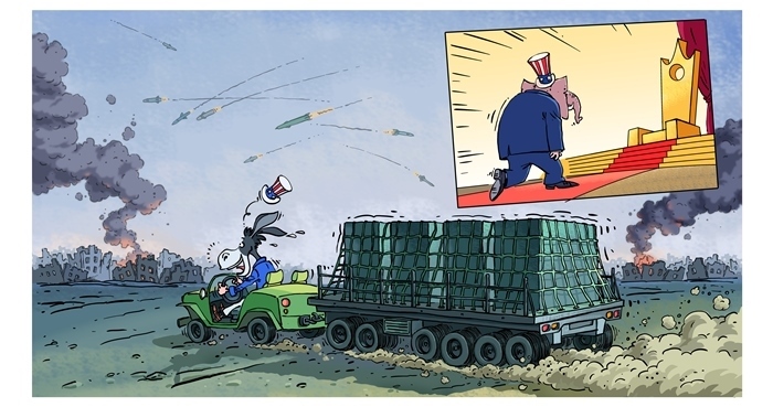 漫畫作者：馬宏亮（人民網(wǎng)版權(quán)圖片，未經(jīng)授權(quán)請勿轉(zhuǎn)載。）