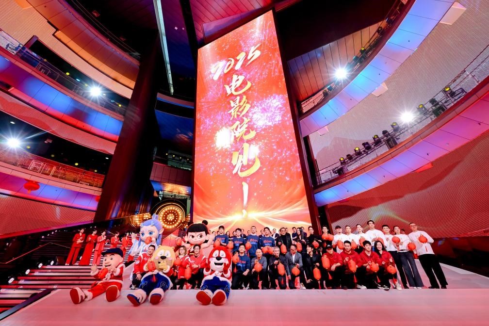 2025年春節(jié)檔電影主創(chuàng)合影。（圖片由主辦方提供）