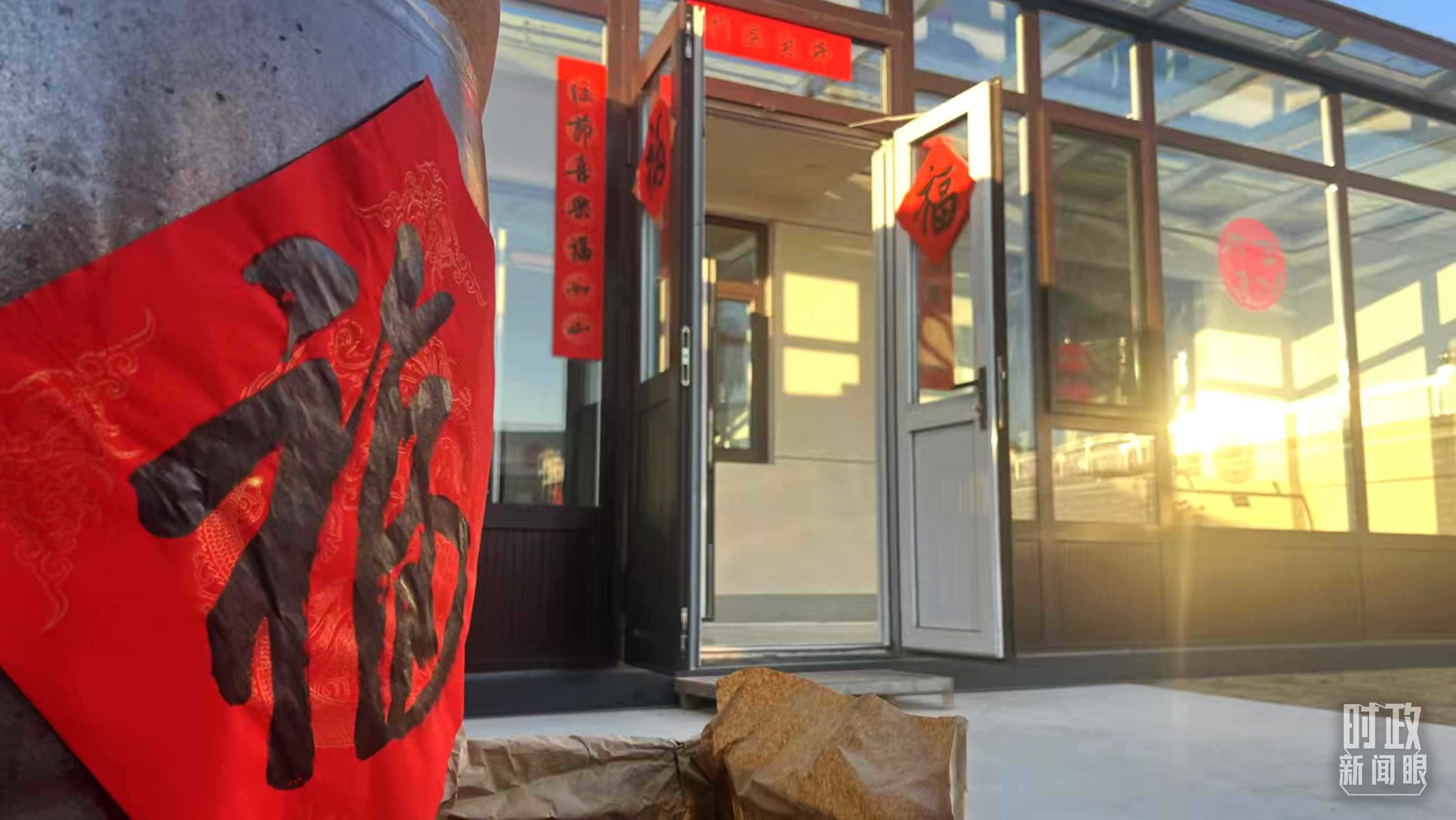 祝家溝村新居。（總臺央視記者李煒拍攝）