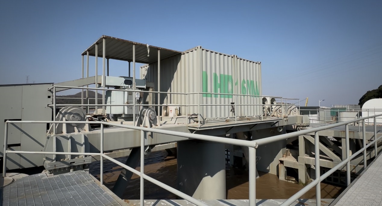 LHD潮流能發(fā)電站。人民網(wǎng)記者 王紹紹攝