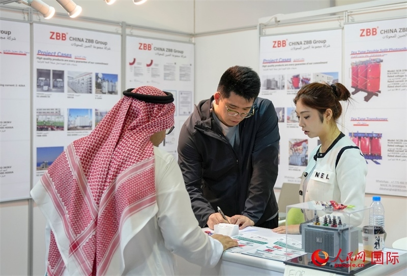 展會現(xiàn)場。人民網(wǎng) 塔里克·易卜拉欣攝