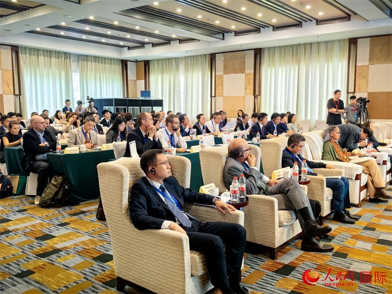 “通往COP30之路：中巴植樹造林和碳匯合作研討活動(dòng)”現(xiàn)場(chǎng)。人民網(wǎng)記者 符園園攝