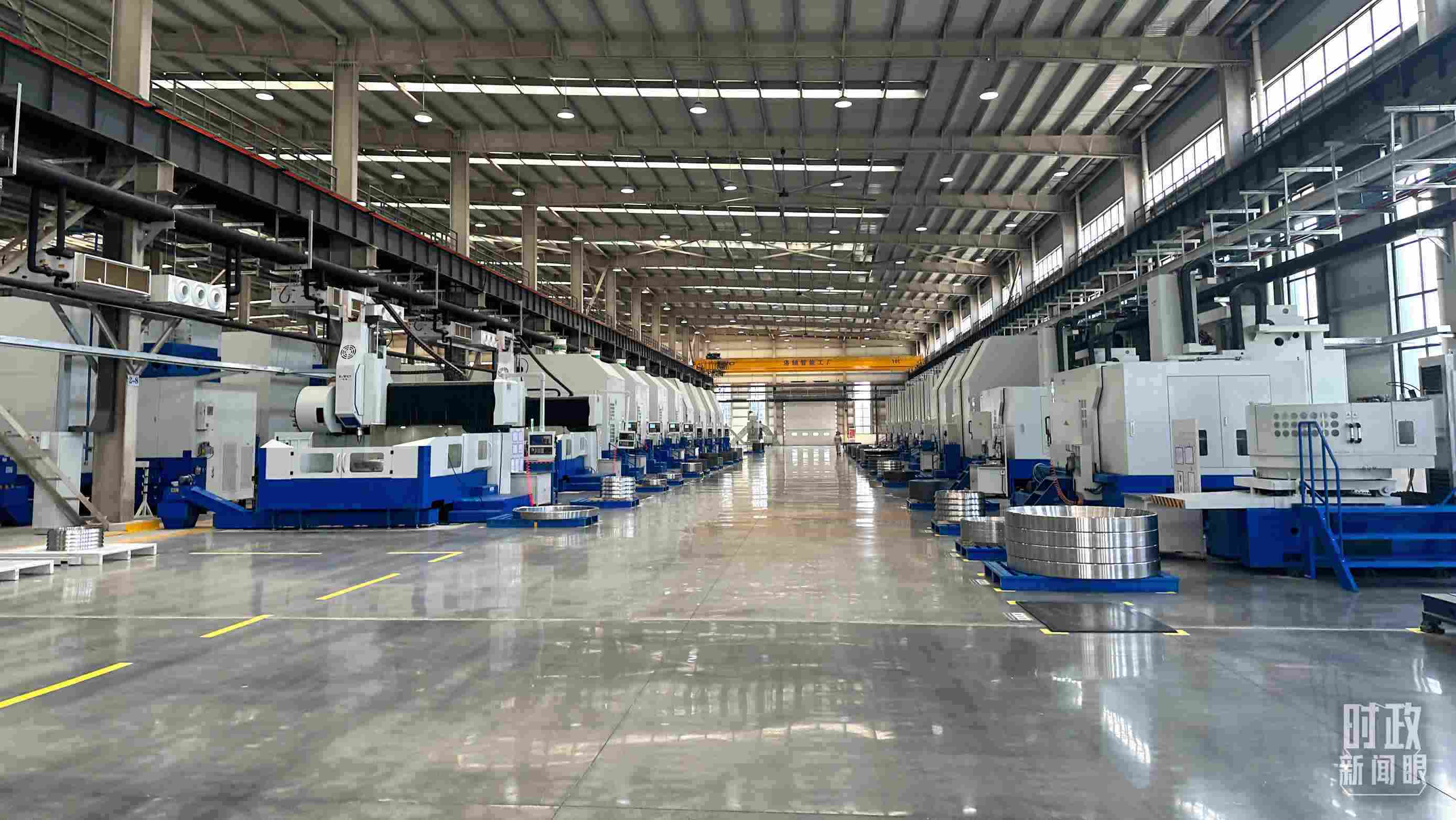 △洛軸智能工廠。（總臺央視記者趙化拍攝）