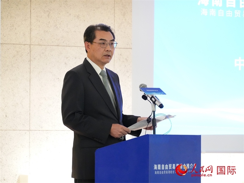 中國(guó)駐日本大使吳江浩致辭。人民網(wǎng) 許可攝